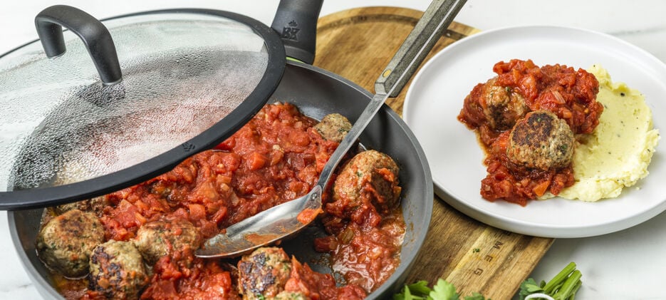 Balletjes in tomatensaus