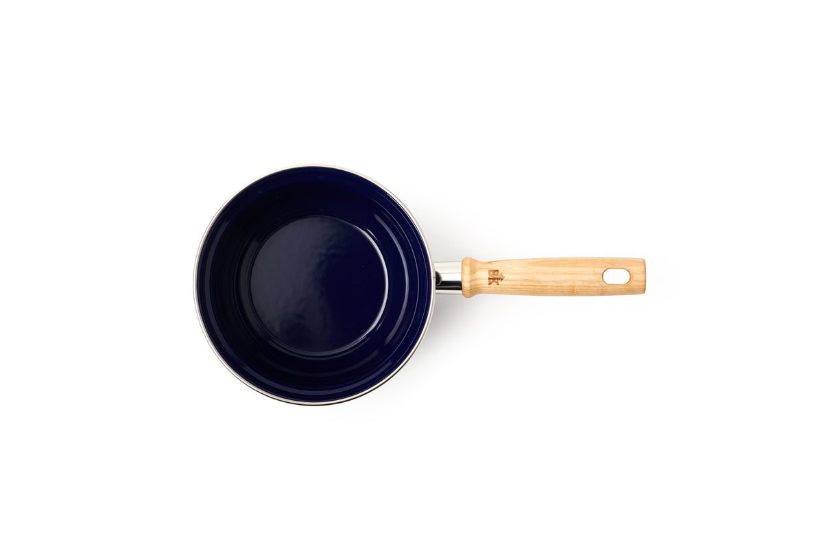 Indigo steelpan met deksel Blue