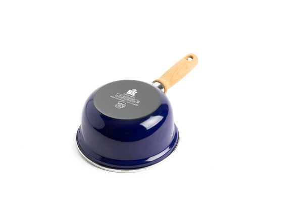 Indigo steelpan met deksel Blue