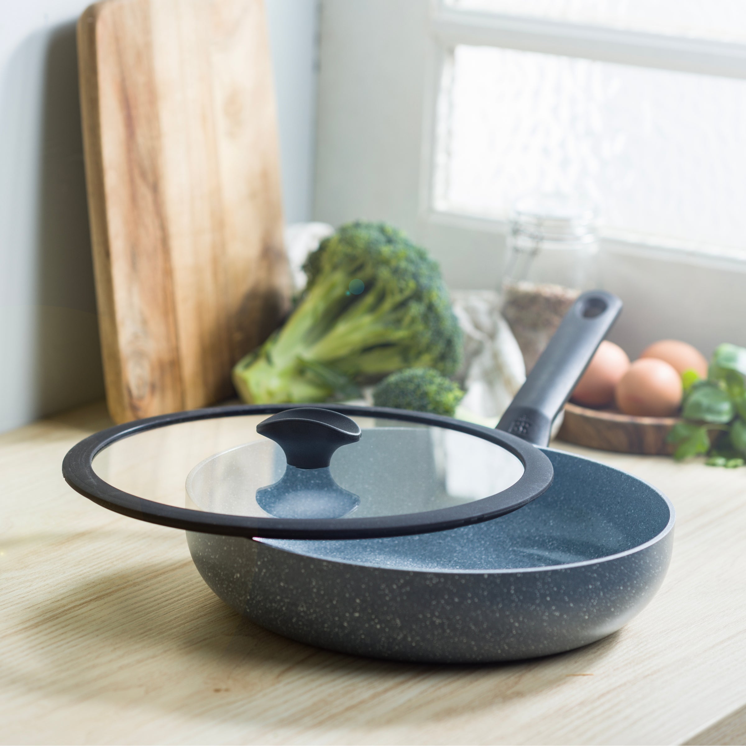 Blue Label Granite hapjespan 28cm