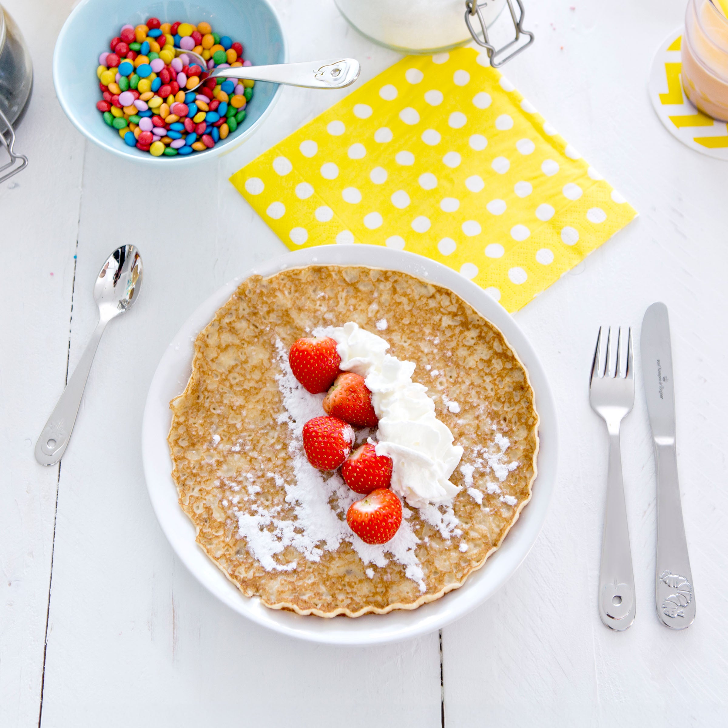 Kinderbestek Rupsje Nooitgenoeg