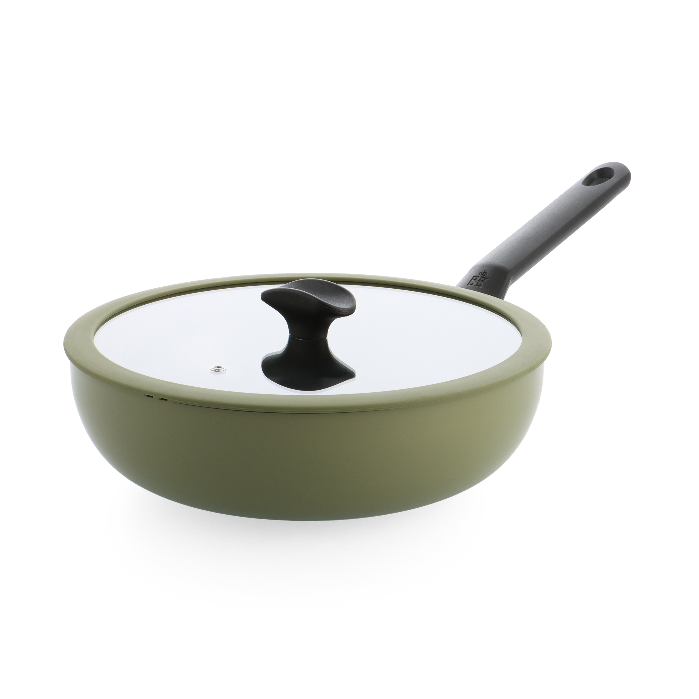 Enjoy 3-delig pannenset Olive Green met wok