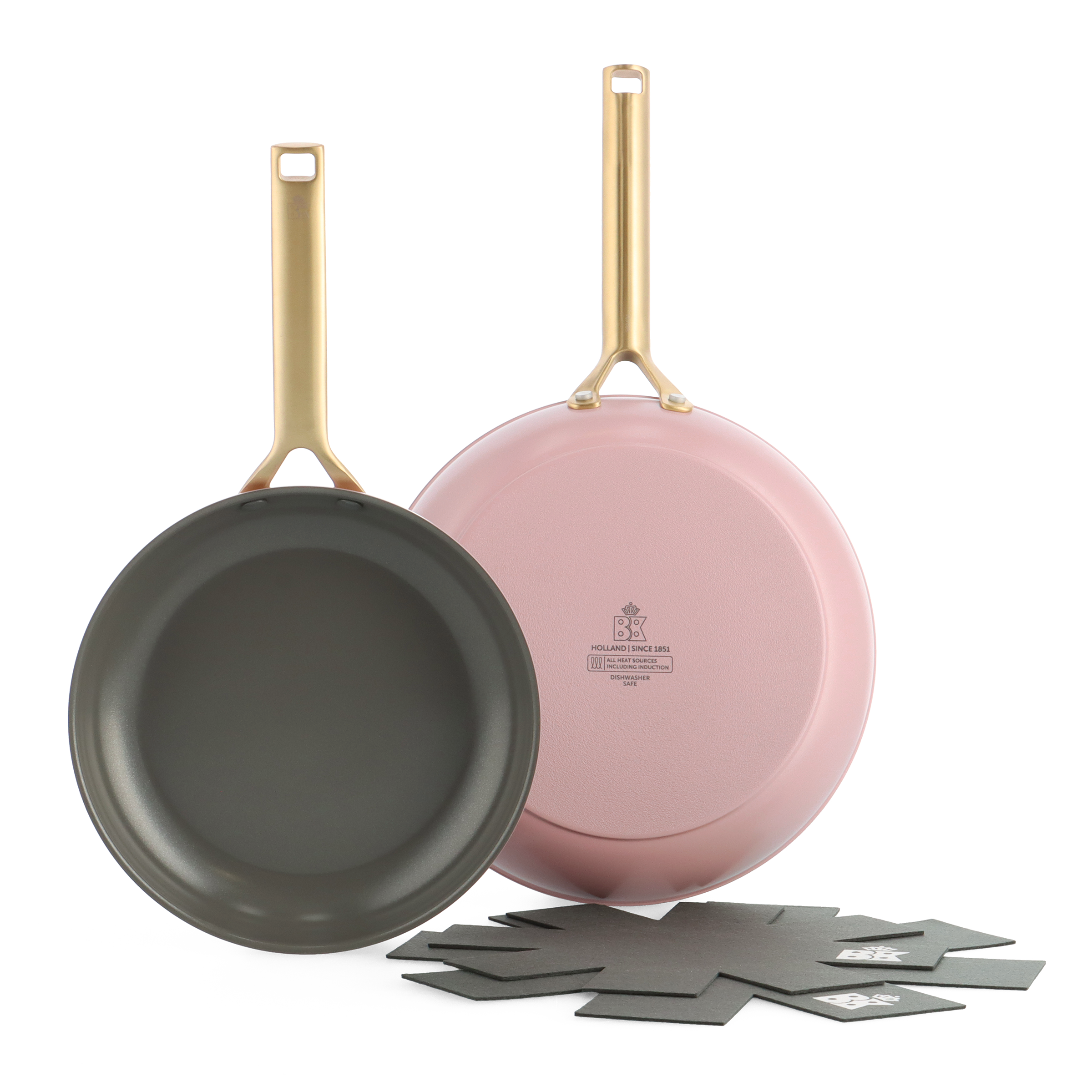 Sublime Blush Pink 2-delige koekenpannenset 24cm & 28cm