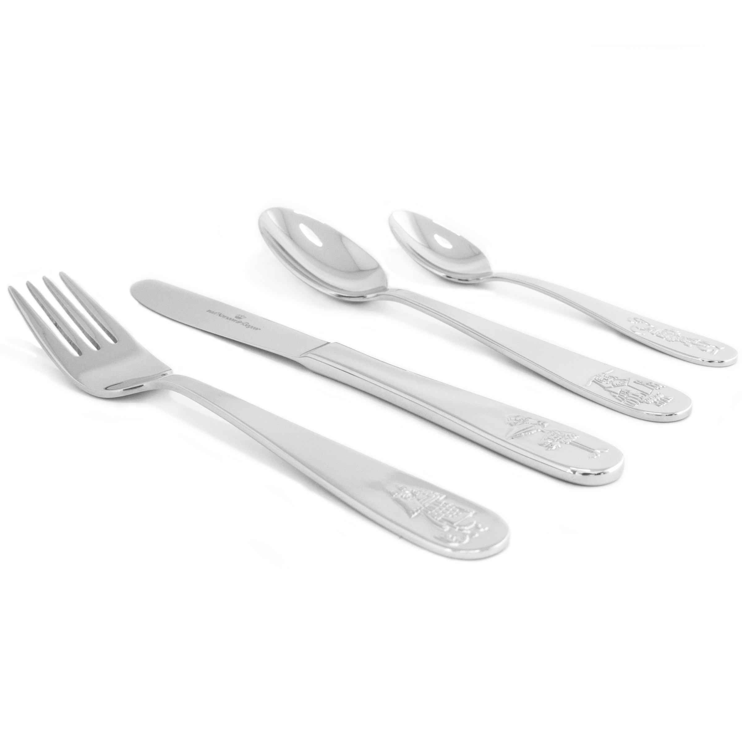 Kinderbestek Junior Fabeltjeskrant set 4-delig