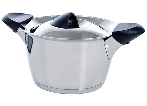 Q-linair Classic dekselknop 16-24 cm zwart met pan