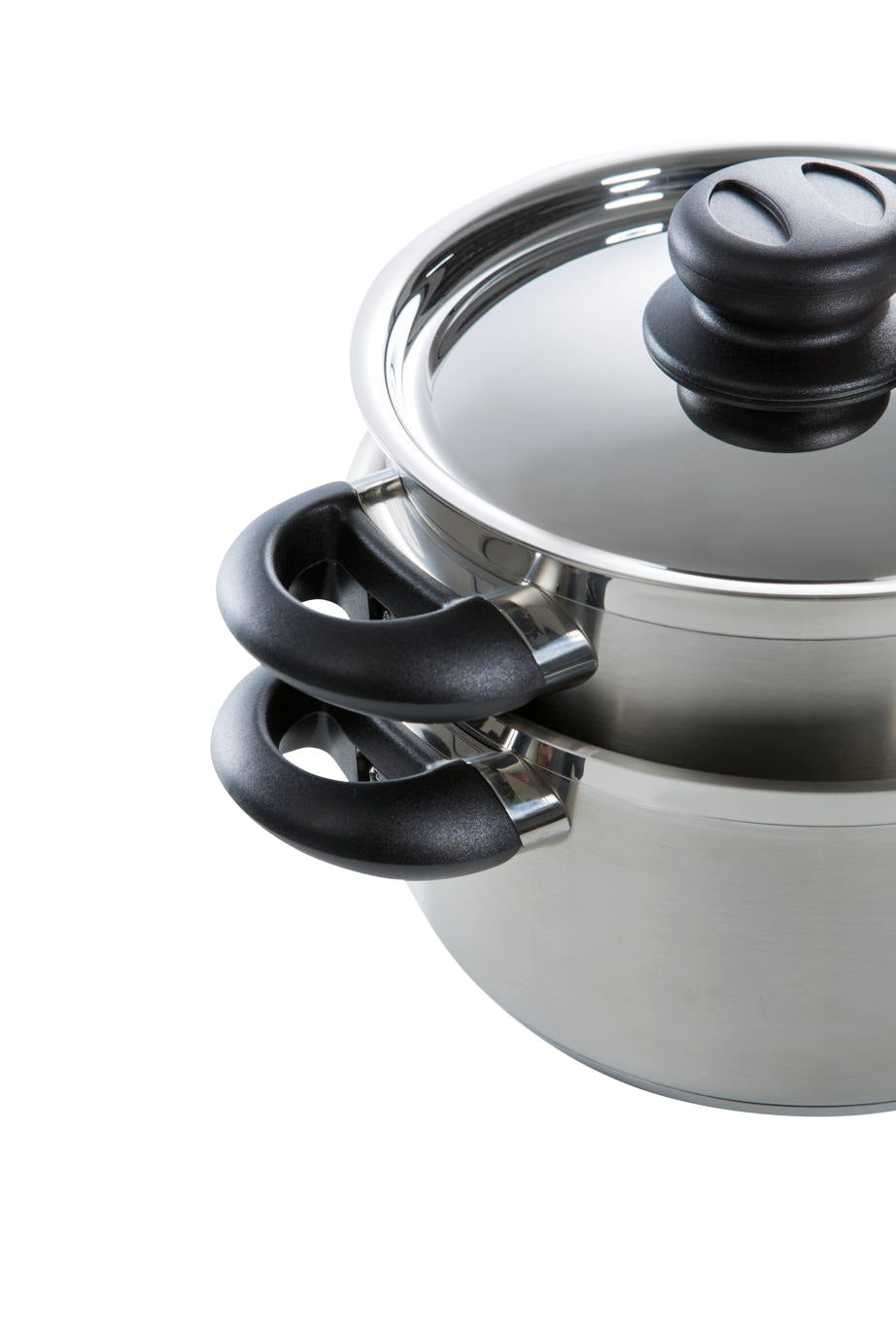 Karaat+ kookpan zilver stapelbaar