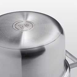Q-linair Master kookpan zilver onderzijde