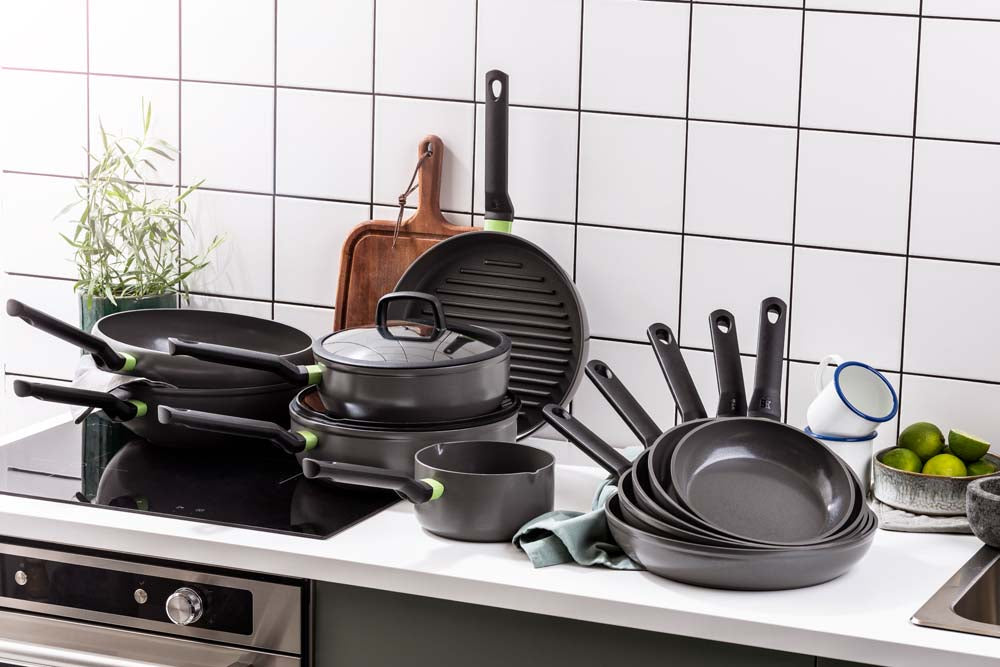 BK Balans grillpan 28 cm grijs in de keuken