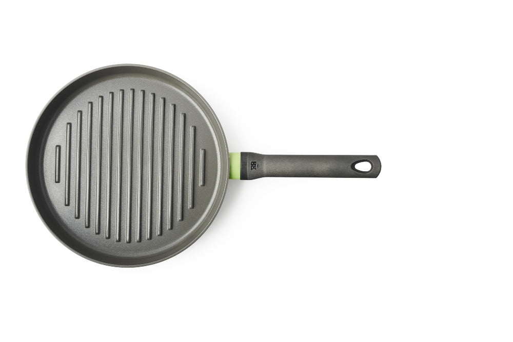 BK Balans grillpan 28 cm grijs bovenaanzicht