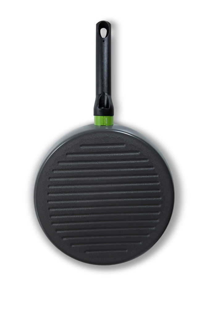 BK Balans grillpan 28 cm grijs bovenaanzicht