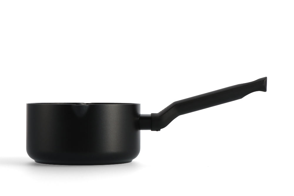 Easy Induction sauspan 16 cm zwart zijaanzicht