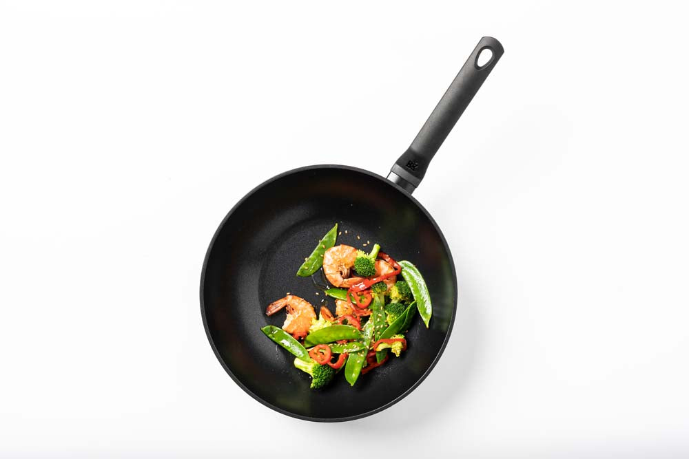 Easy Induction pannenset 4-delig zwart wokpan