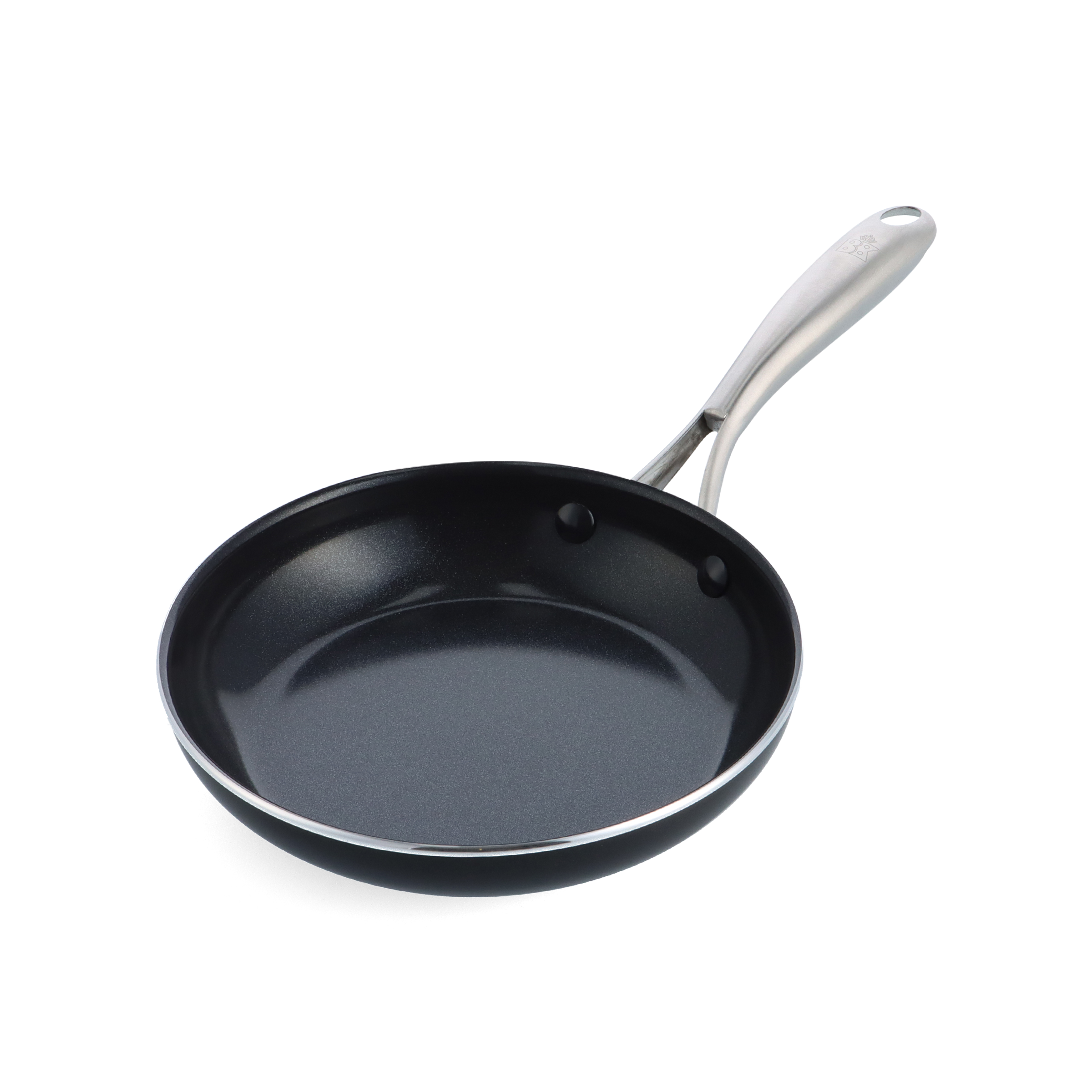 Magma koekenpan 20 cm zwart vooraanzicht