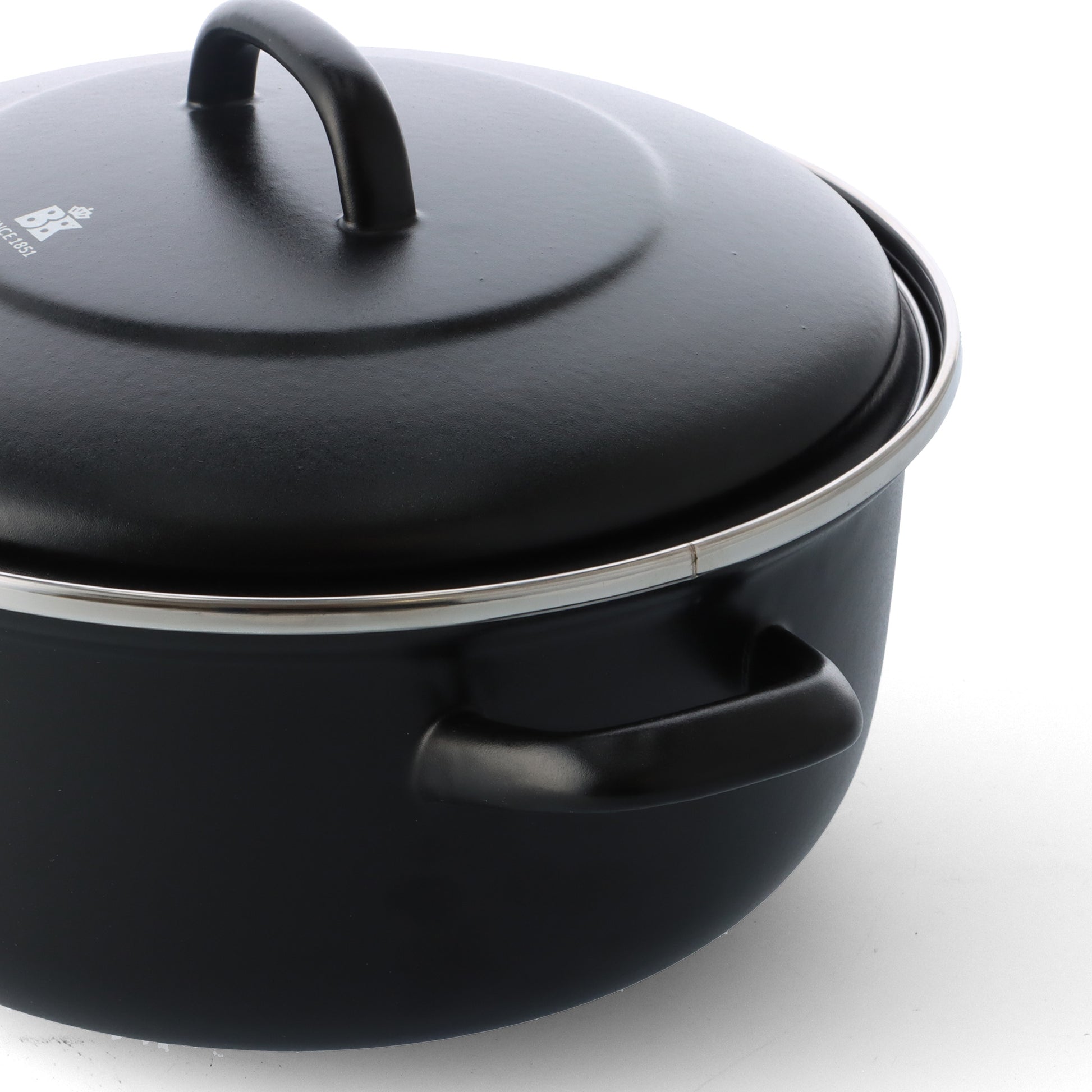 Magma Braadpan zwart - 26 cm zijaanzicht