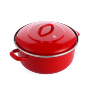 Magma Braadpan rood - 26 cm bovenaanzicht