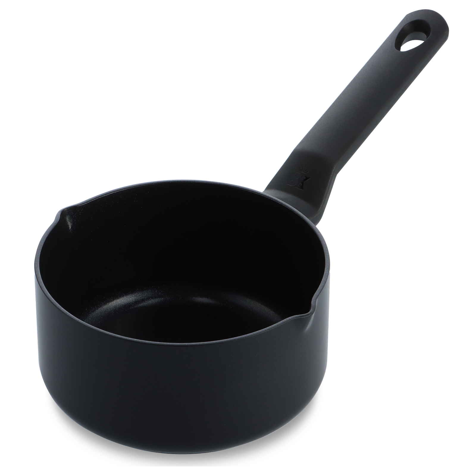 Easy Induction sauspan 16 cm zwart vooraanzicht