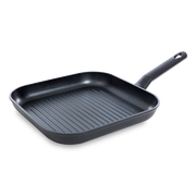 Easy Induction grillpan 26x26 cm zwart vooraanzicht