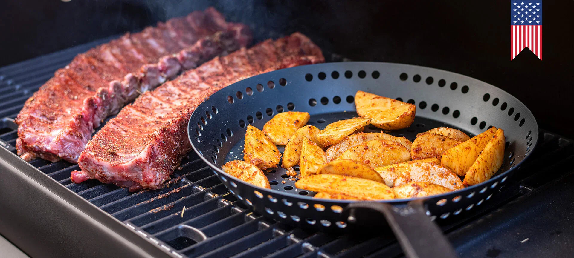 Krokante aardappel partjes