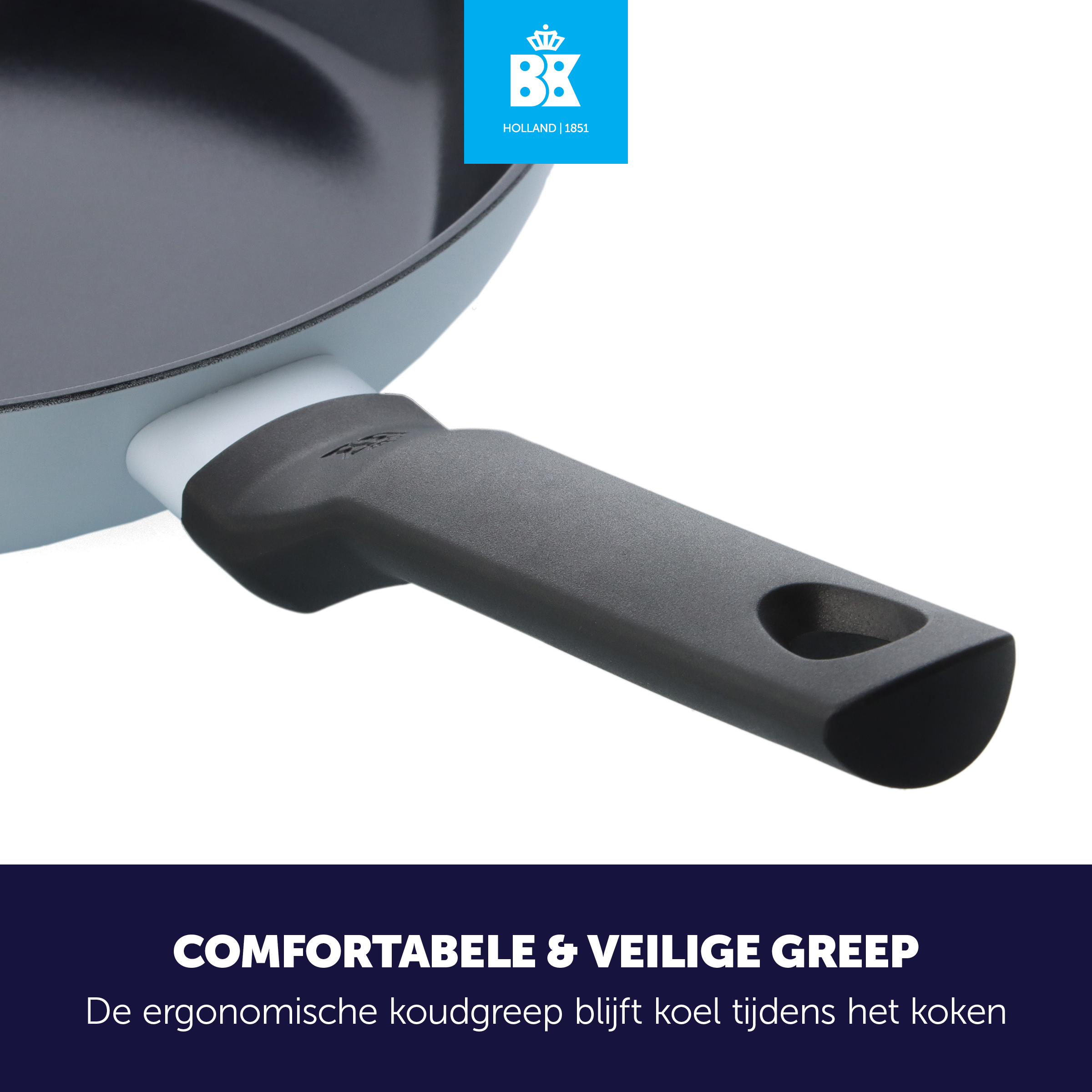 Enjoy hapjespan Lichtblauw 28 cm