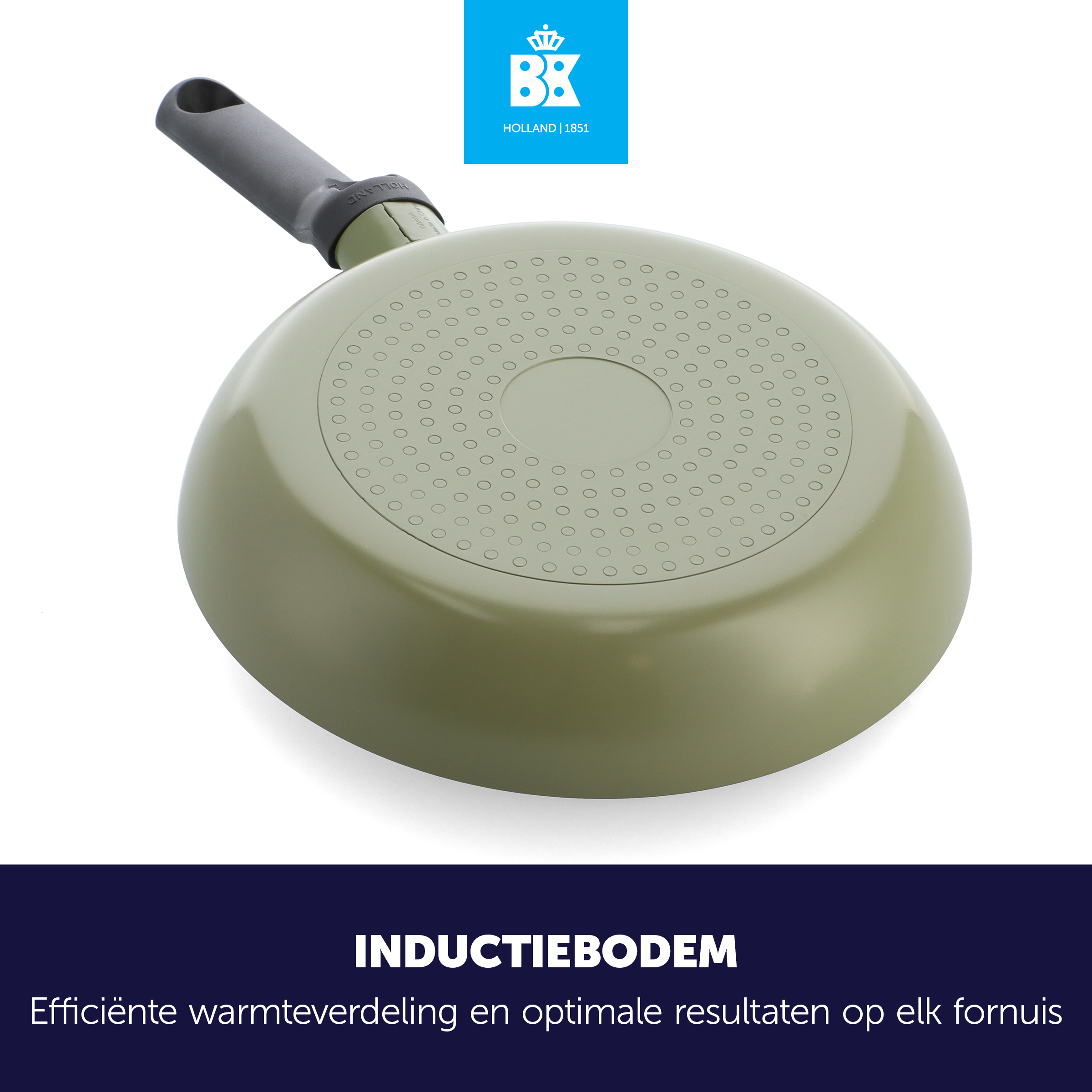 Enjoy hapjespan Olijfgroen 28 cm