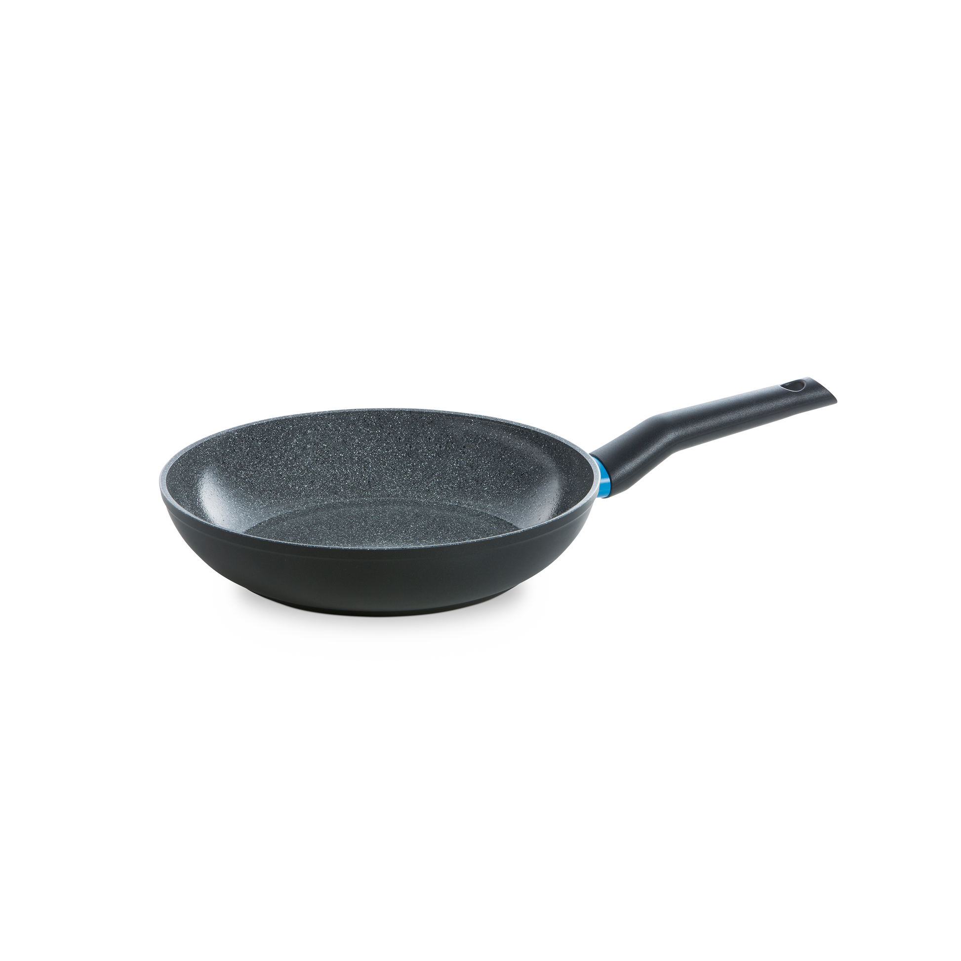 BK Blue Label Stone koekenpan 24 cm zwart zijaanzicht
