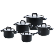 Flow Cool Black RVS pannenset 5-delig