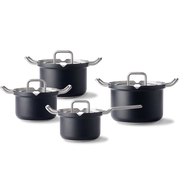 Q-linair Master Glas Black pannenset 4-delig