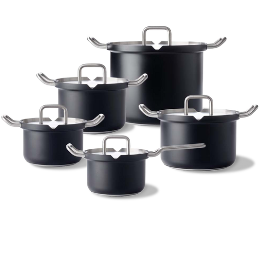 Q-linair Master Black (RVS) 5-delig