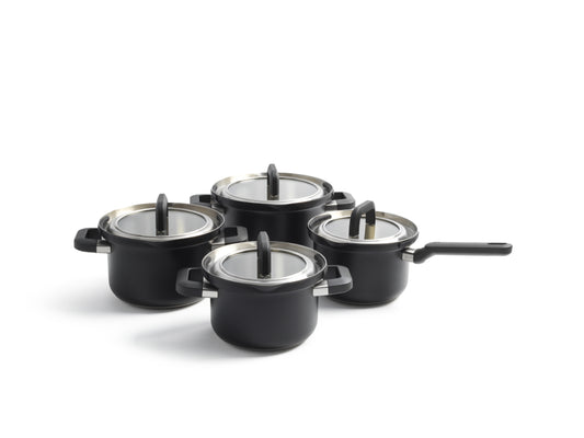 Flow Cool Black pannenset 4-delig
