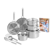 Maestro RVS Large set met Gratis kookboek
