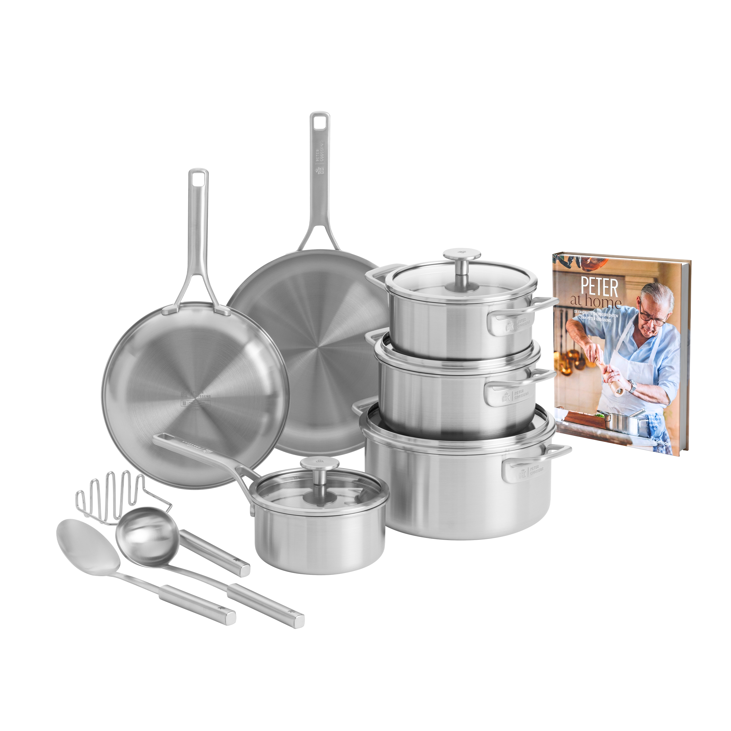 Maestro RVS Large set met Gratis kookboek
