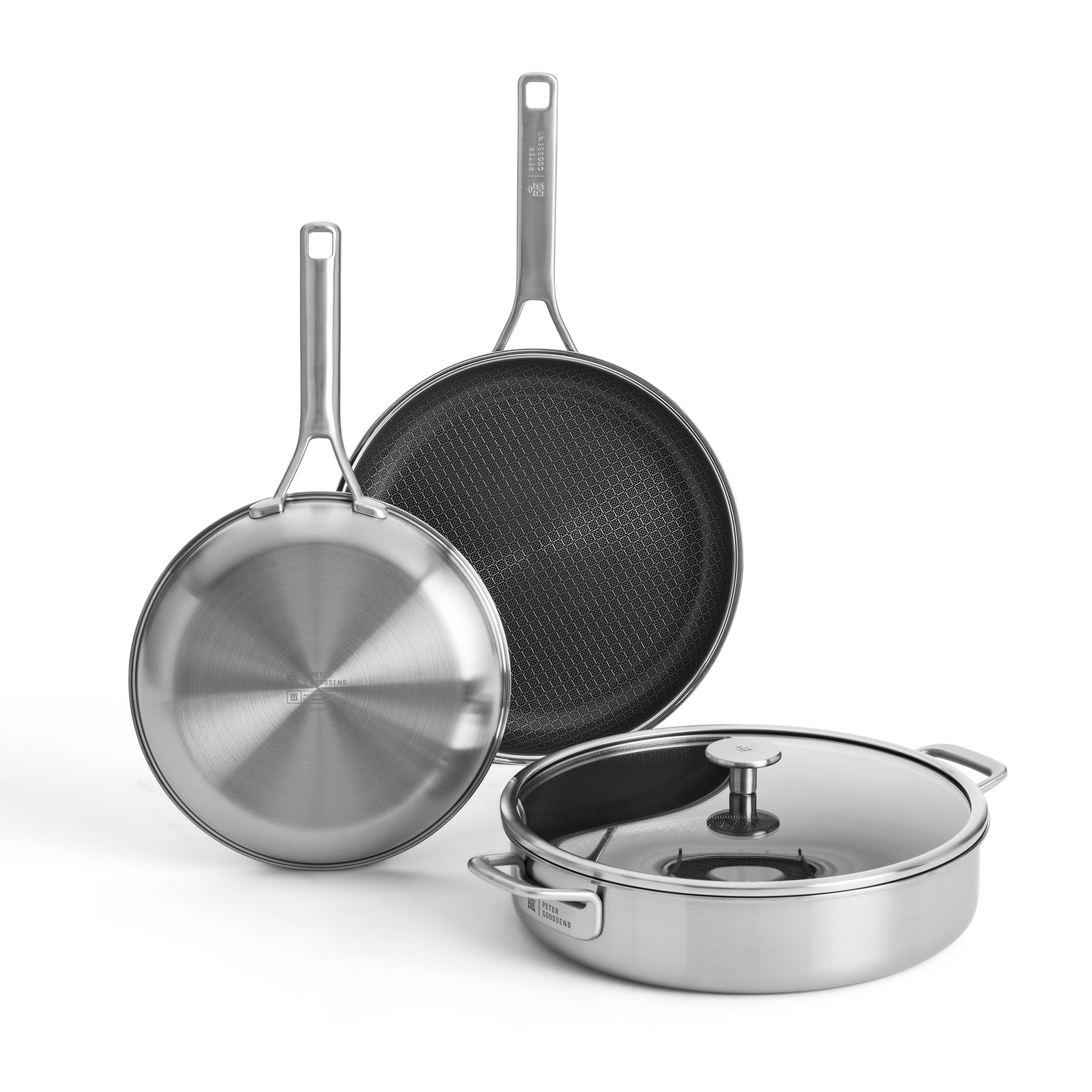 Durabond Hybride koekenpanset (24cm + 28cm) + hapjespan