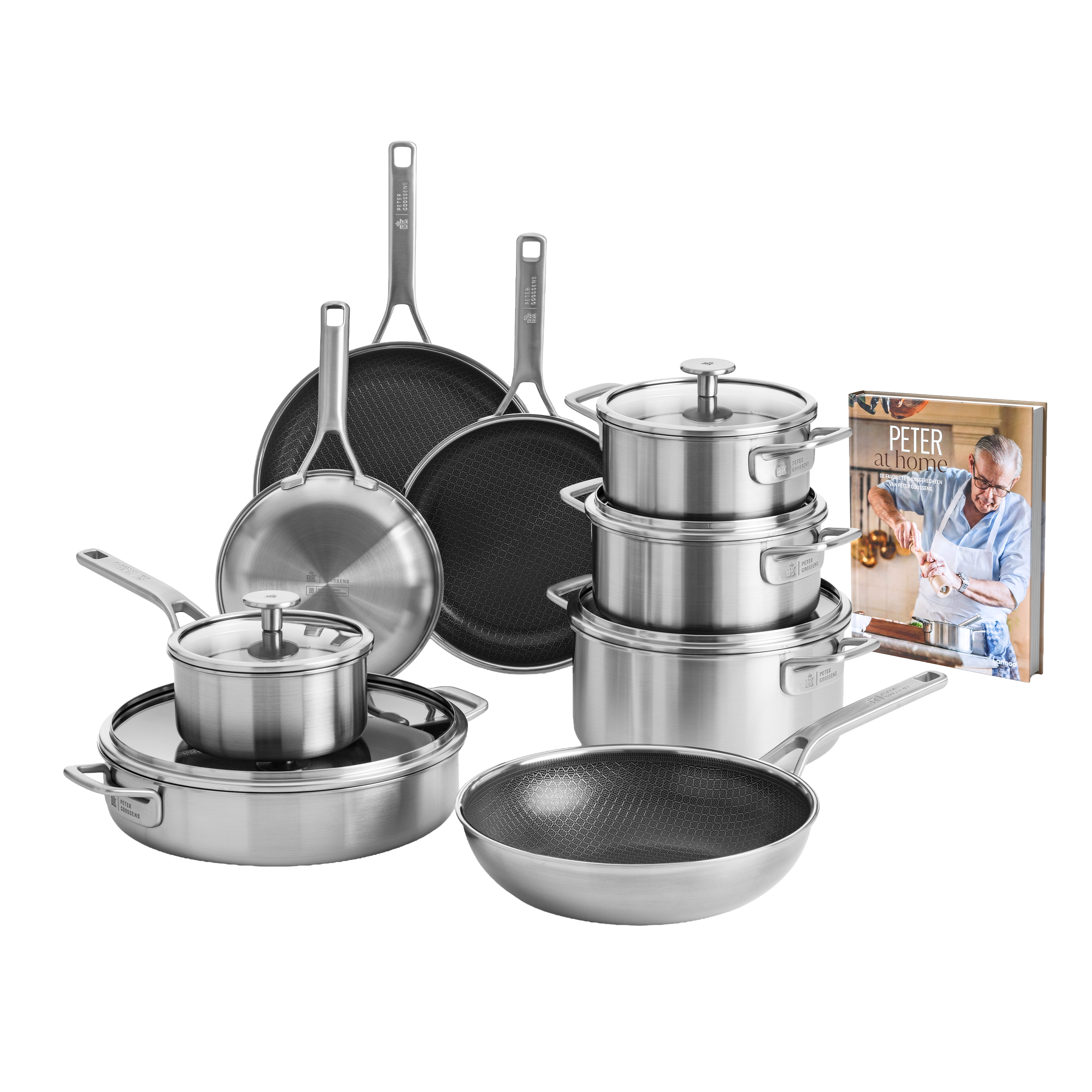 Maestro RVS & Durabond Hybride XL set met Gratis kookboek