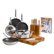 Durabond Hybride 5-delige set met messenset en Gratis kookboek