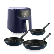 Enjoy Oxford Blue + Air Fryer 4-delige set