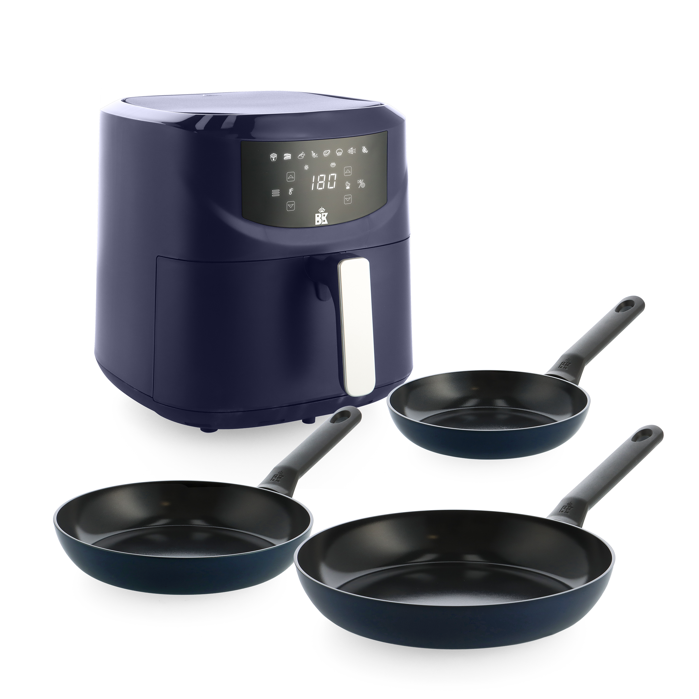 Enjoy Oxford Blue + Air Fryer 4-delige set