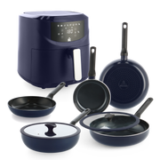 Enjoy Oxford Blue + Air Fryer 8-delige set