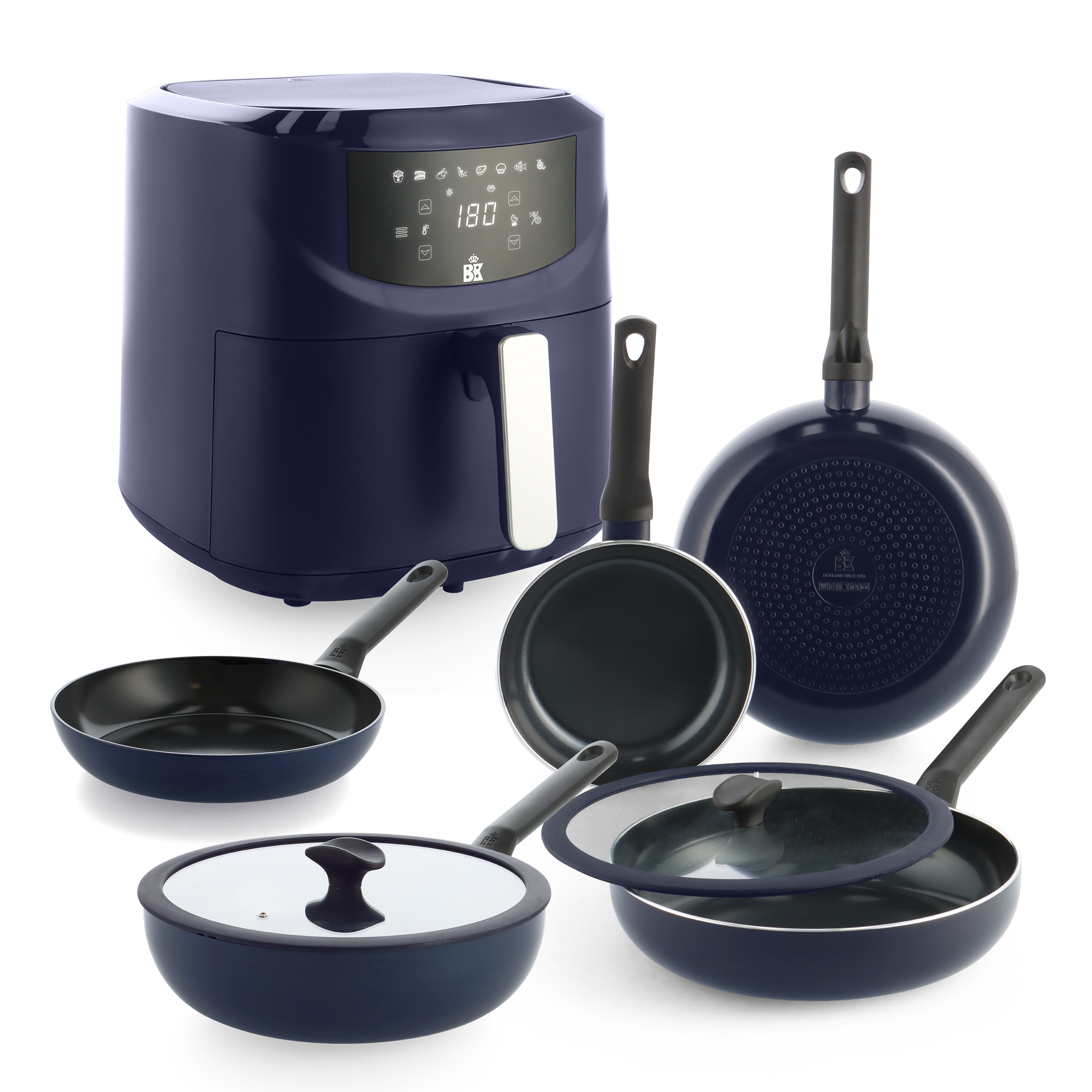 Enjoy Oxford Blue + Air Fryer 8-delige set