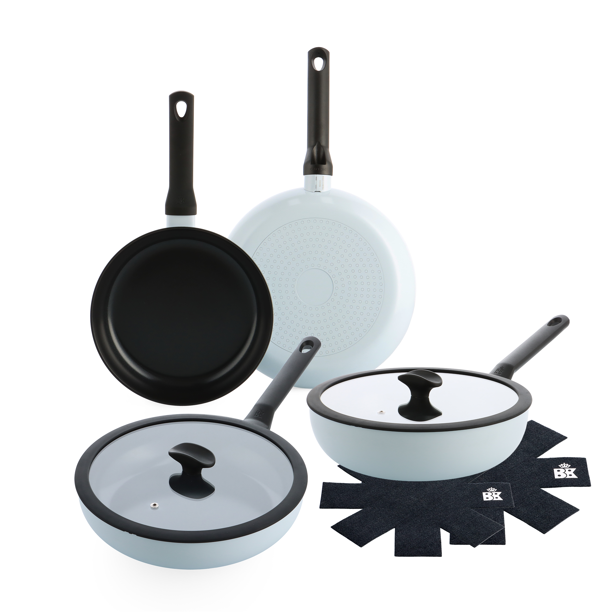 Enjoy Light Blue 4 pc set + Panbeschermers