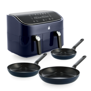 Enjoy Oxford Blue + XXXL Dubbele Air Fryer 4-delige set
