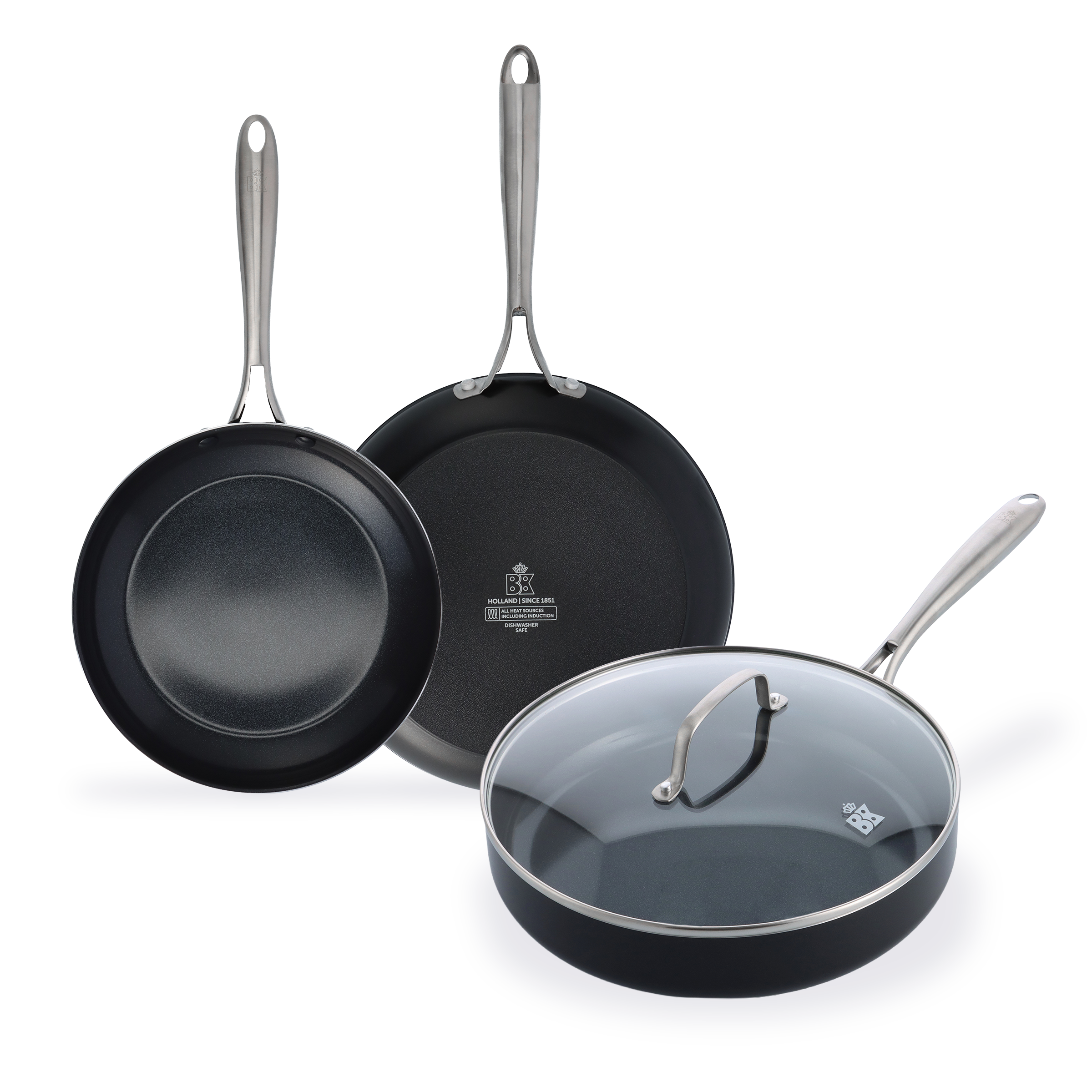 Magma koekenpanset (24+28 cm) + Hapjespan (28cm)