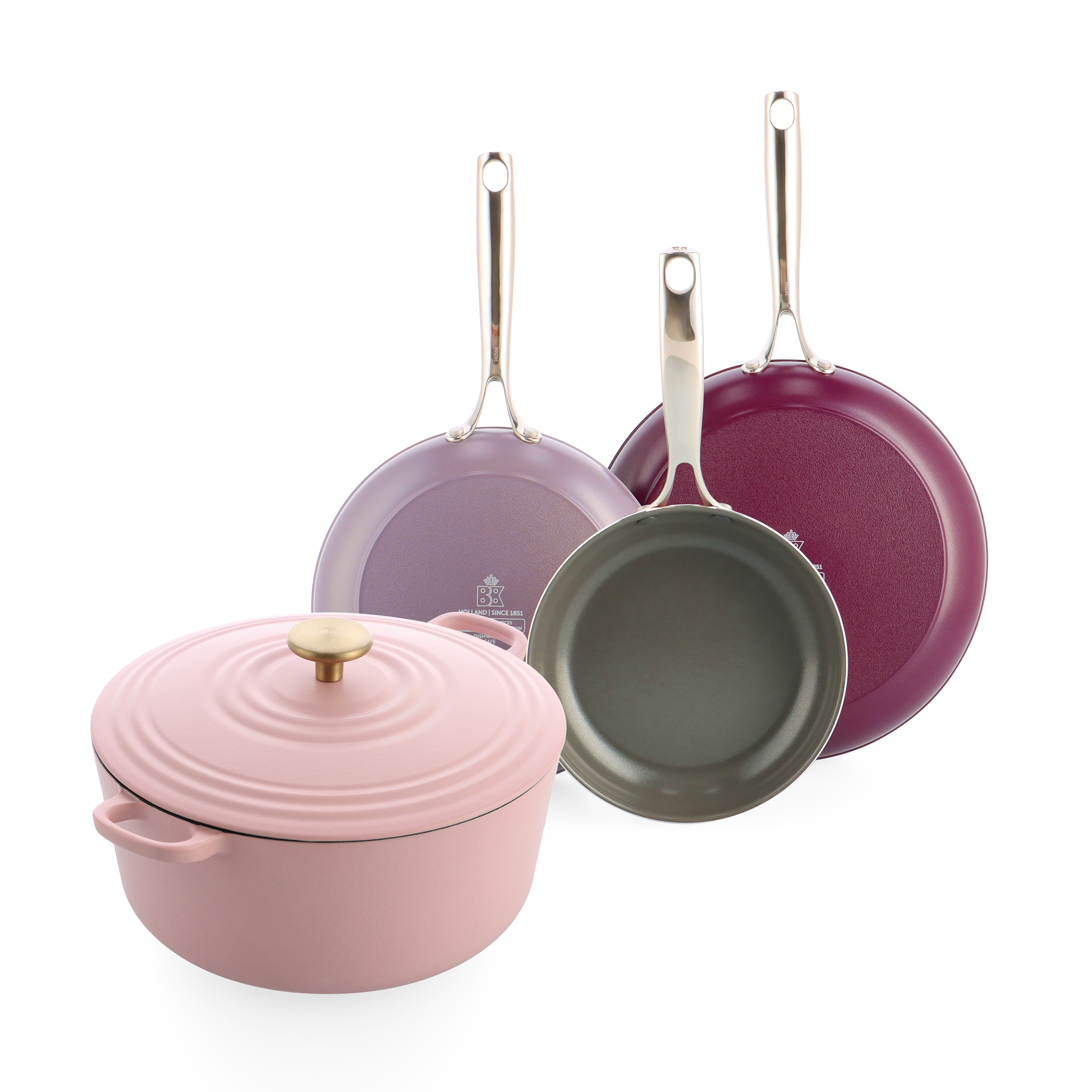 Sky Violet + Bourgogne Pink