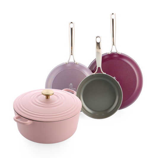 Sky Violet + Bourgogne Pink