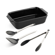 Royal ovenschaal met 3-delige set kookgerei