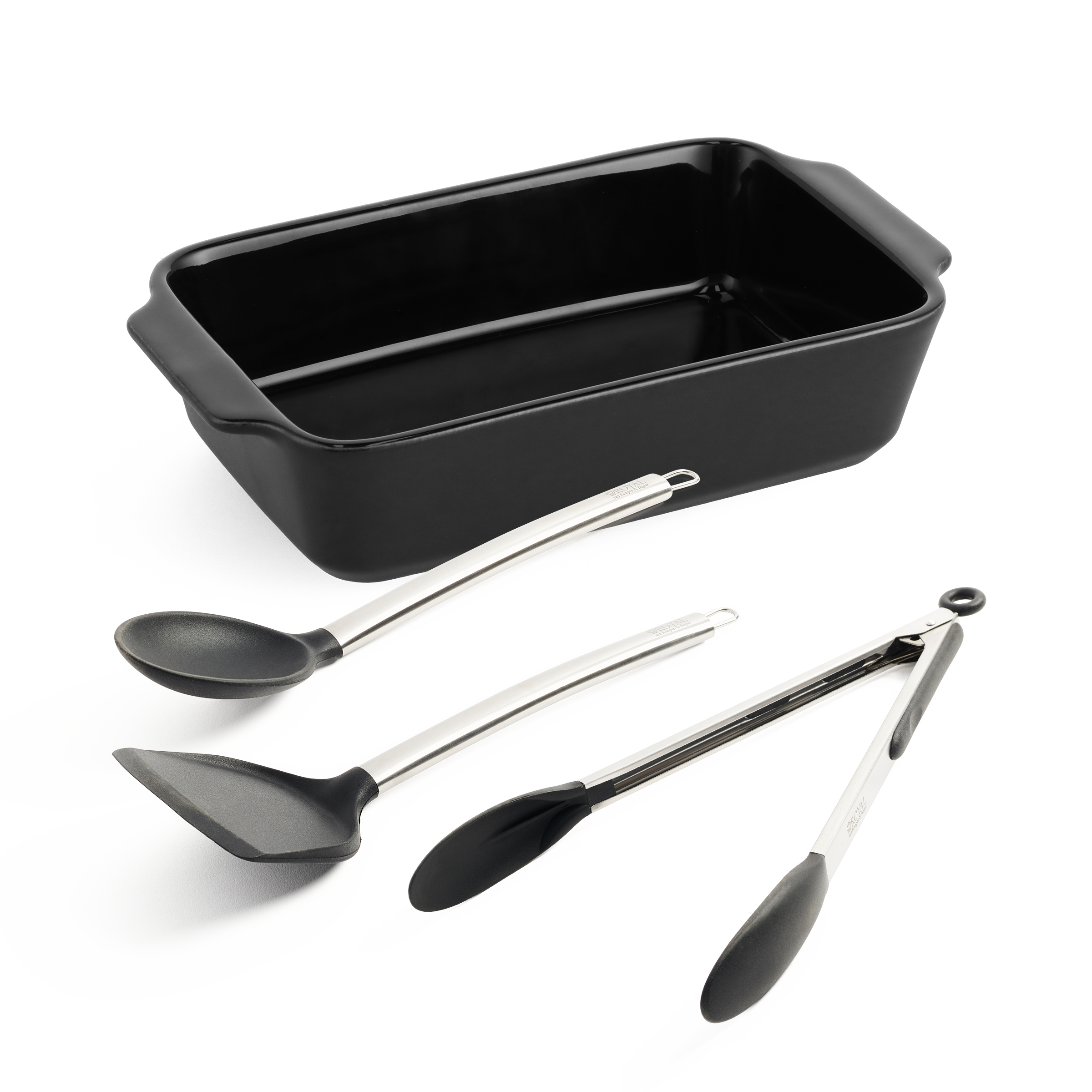 Royal ovenschaal met 3-delige set kookgerei