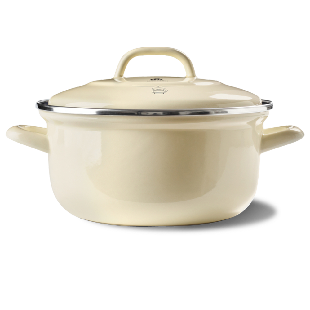 Indigo braadpan Creme