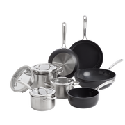Twist RVS 4-delige set + Superior Ceramic 4-delige pannen set