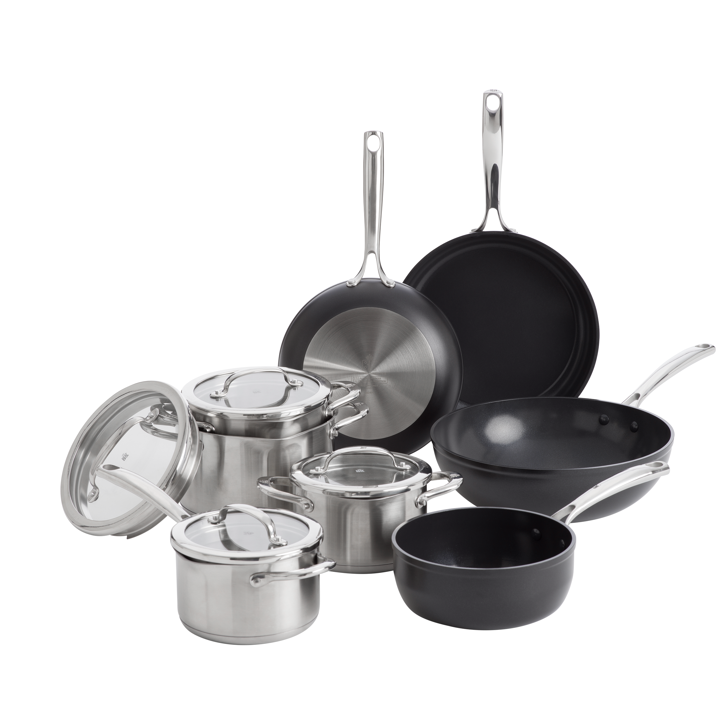 Stainless Steel & ceramic voordeelset 8-delig