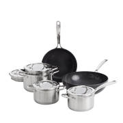 Twist RVS 4-delige set + 2-delige pannen set