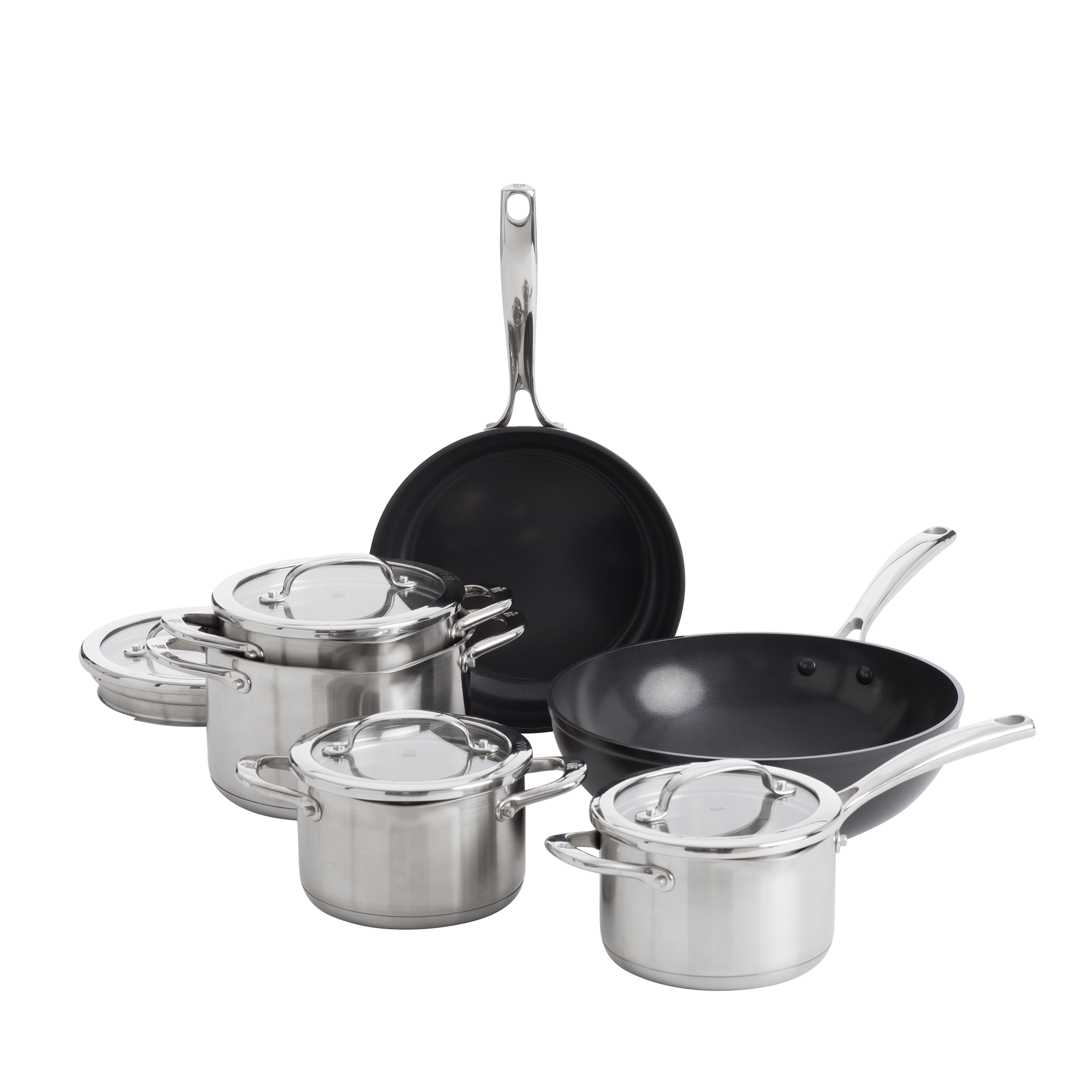 Stainless Steel & ceramic voordeelset 6-delig